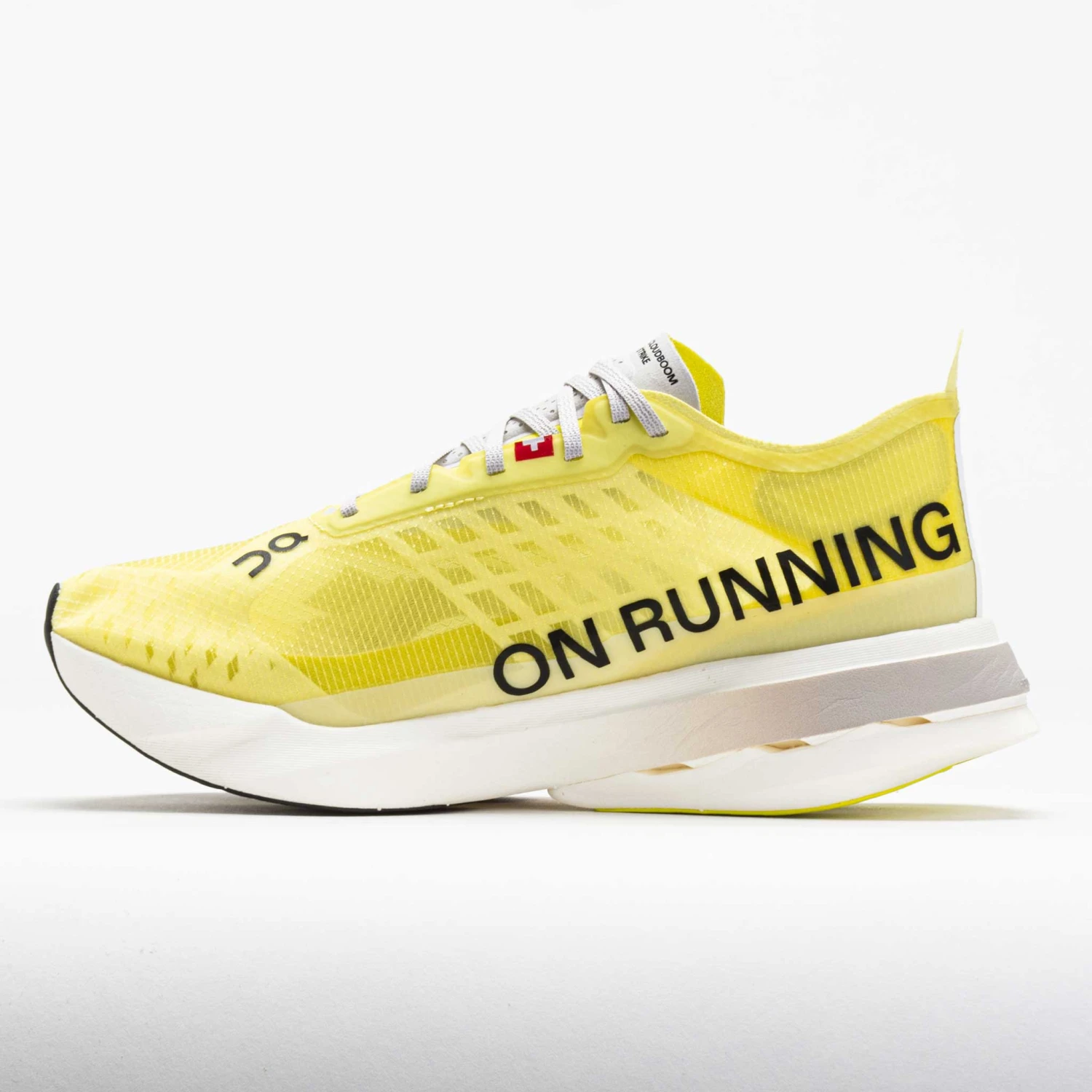 On Running On Cloudboom Strike Women's Limelight/Wolf 2 On Running On Cloudboom Strike Women's Limelight/Wolf - Image 2